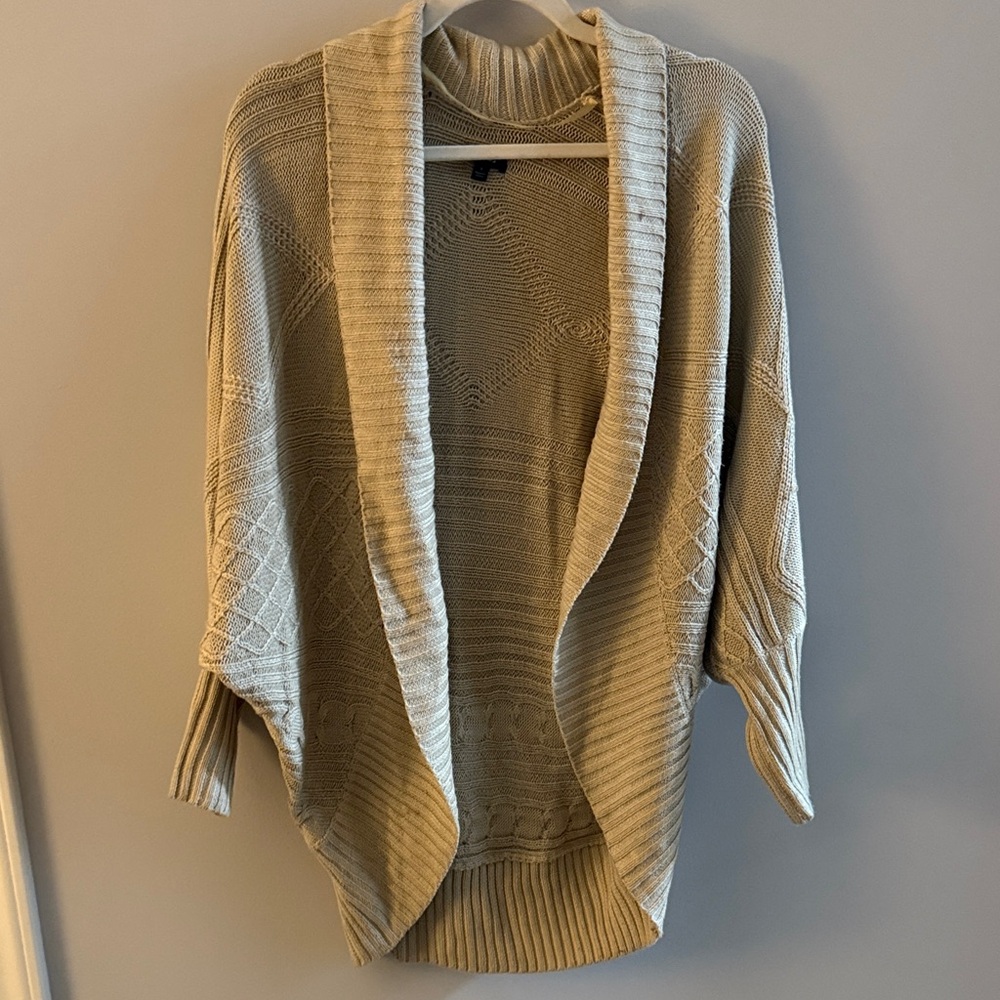 Apt. 9 Beige Women's Sweater Poncho